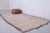 Vintage moroccan area rug 4.6 X 8.9 Feet