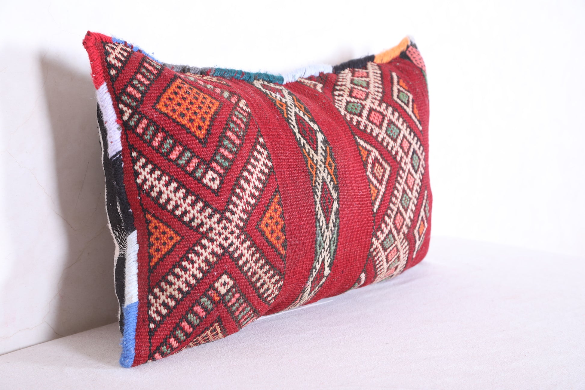 Moroccan handmade kilim pillow 13.3 INCHES X 23.6 INCHES
