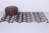 Vintage Handmade Moroccan Rug 3.3 X 5.8 Feet