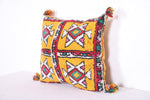 Moroccan handmade kilim pillow 16.9 INCHES X 18.8 INCHES