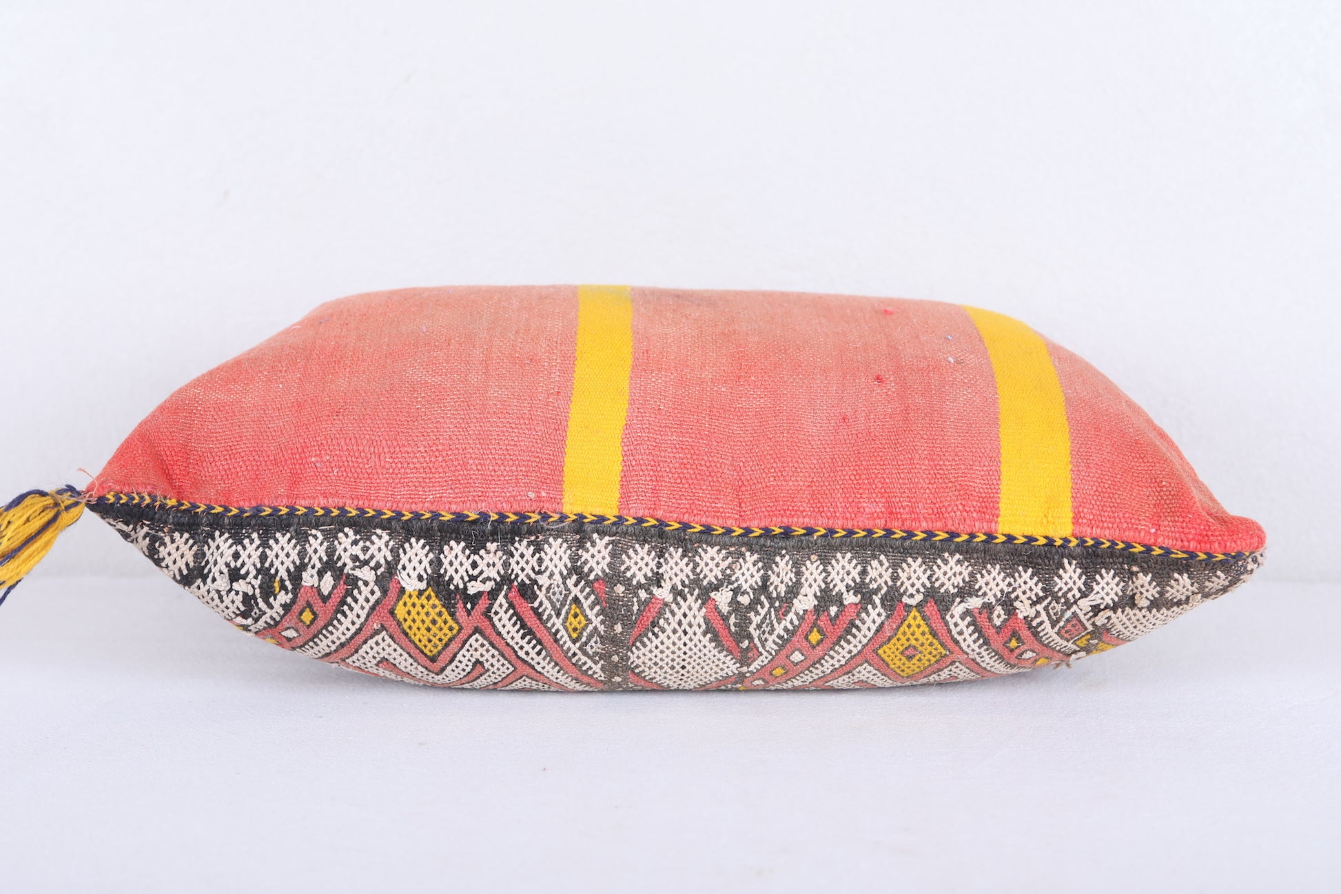 Vintage handmade moroccan kilim pillow 14.9 INCHES X 20.4 INCHES
