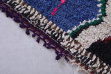 Vintage handmade berber rug 4.1 X 6.5 Feet