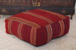 Vintage Kilim Ottoman woven red old rug