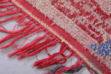 Vintage berber red rug 4 X 6.3 Feet