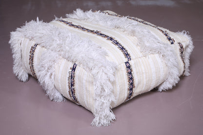 Moroccan handwoven rug berber pouf