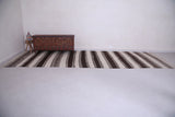 Moroccan striped rug 4.9 X 14.3 Feet