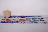 Vintage moroccan handmade berber rug 2.4 FT X 5.7 FT