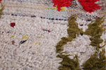 Vintage moroccan handmade berber rug 2.4 FT X 5.7 FT