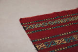 Handwoven bohemian kilim rug 5.9 ft x 10.2 ft