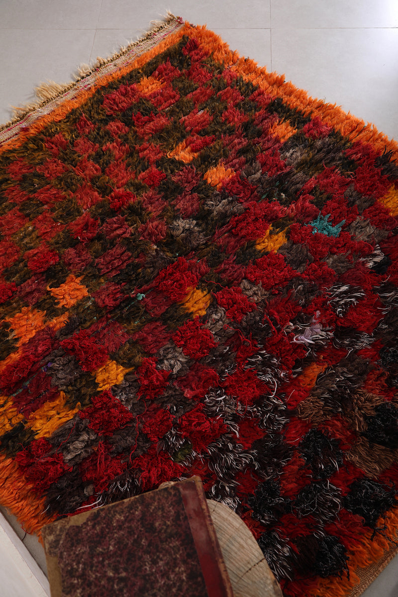 Nuloom Moroccan Square Rug 4.4 x 4.9 FT - Bold Handmade Carpet - moroccan rug