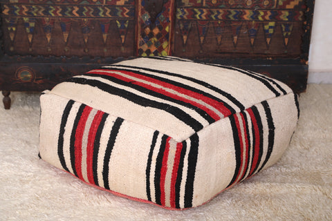 Ottoman handmade Berber rug pouf