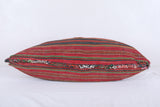 Vintage moroccan handwoven kilim pillow 19.6 INCHES X 28.3 INCHES