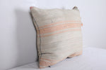 Vintage moroccan handwoven kilim pillow 20.8 INCHES X 23.2 INCHES