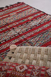 Vintage Berber kilim 5.1ft x 9ft
