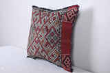 Vintage moroccan handwoven kilim pillow 17.3 INCHES X 18.1 INCHES