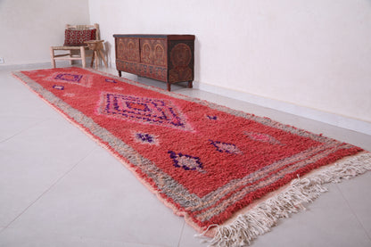 Runner handmade rug, custom wool berber carpet