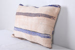 Vintage moroccan handwoven kilim pillow 17.7 INCHES X 22.4 INCHES