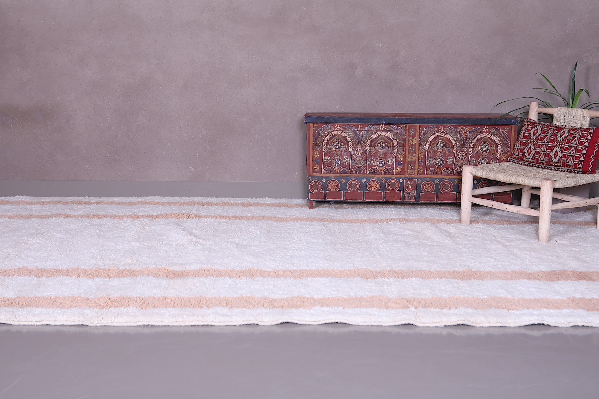 Beni Ourain Moroccan rug - Berber handmade carpet - Custom Rug