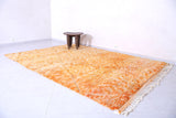 Custom Orange Moroccan rug - Handmade Moroccan rug shag