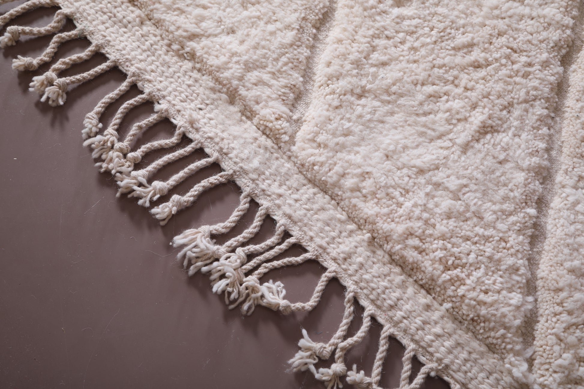 Custom Moroccan rug - beni ourain wool carpet