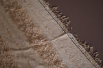 Long Moroccan blanket rug 4.1 FT X 7 FT