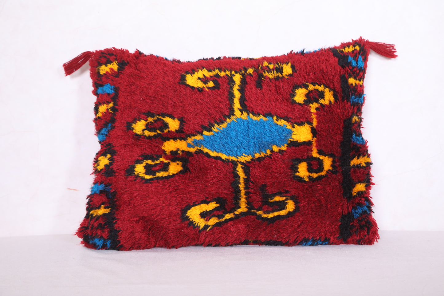 Berber rug shag pillow 19.2 INCHES X 24 INCHES