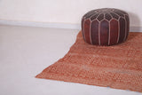 Vintage flat woven kilim 4.9 FT X 6.6 FT