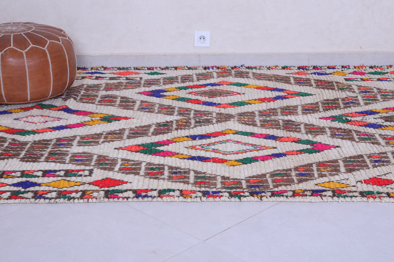 Vintage Berber Rug - Geometric Handwoven 5.4 X 8.8 Feet - Azilal rugs