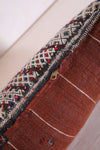Vintage moroccan kilim pillow 14.9 INCHES X 24 INCHES