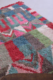 Colourful handmade moroccan berber rug 4.8 FT X 9.1 FT
