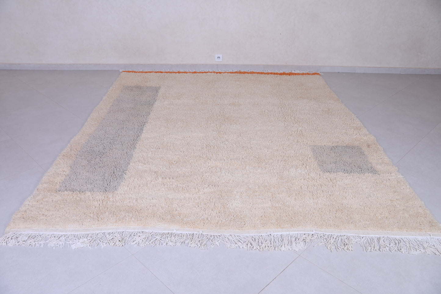 Custom Moroccan Beige rug - Moroccan Handmade Area rug