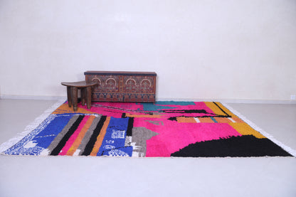 Colorful Moroccan rug - Shag Moroccan rug - Custom Rug