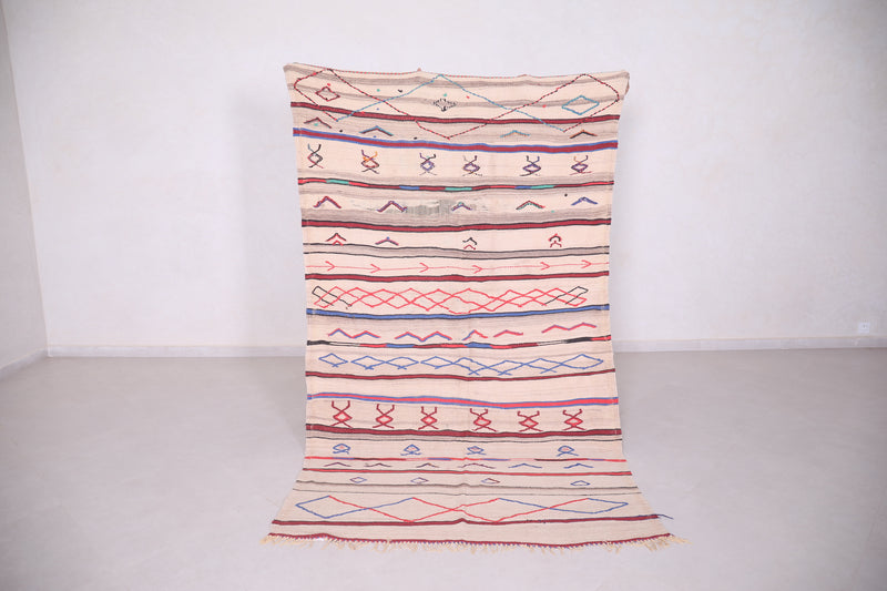 Colorful Azilal Rug – 4.8 X 8.2 Feet | Moroccan Artisan Masterpiece - Azilal rugs