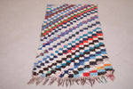 Checkered moroccan rug 2.7 X 5 Feet