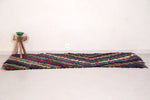 Colorful Boucherouite Runner Rug 2.9 X 7.7 Feet