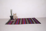 Moroccan kilim rug 4.9 FT X 9.1 FT