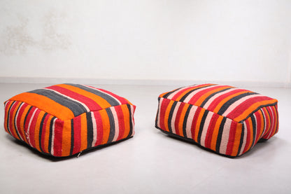Two Ottoman moroccan Floor Pillows