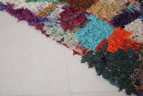 Azilal boucherouite rug 3.9 ft x 8.4 ft