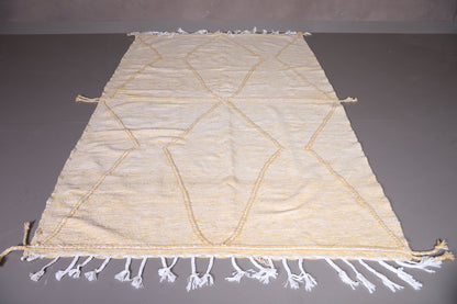 Moroccan berber handwoven kilim rug 6 FT X 9.8 FT