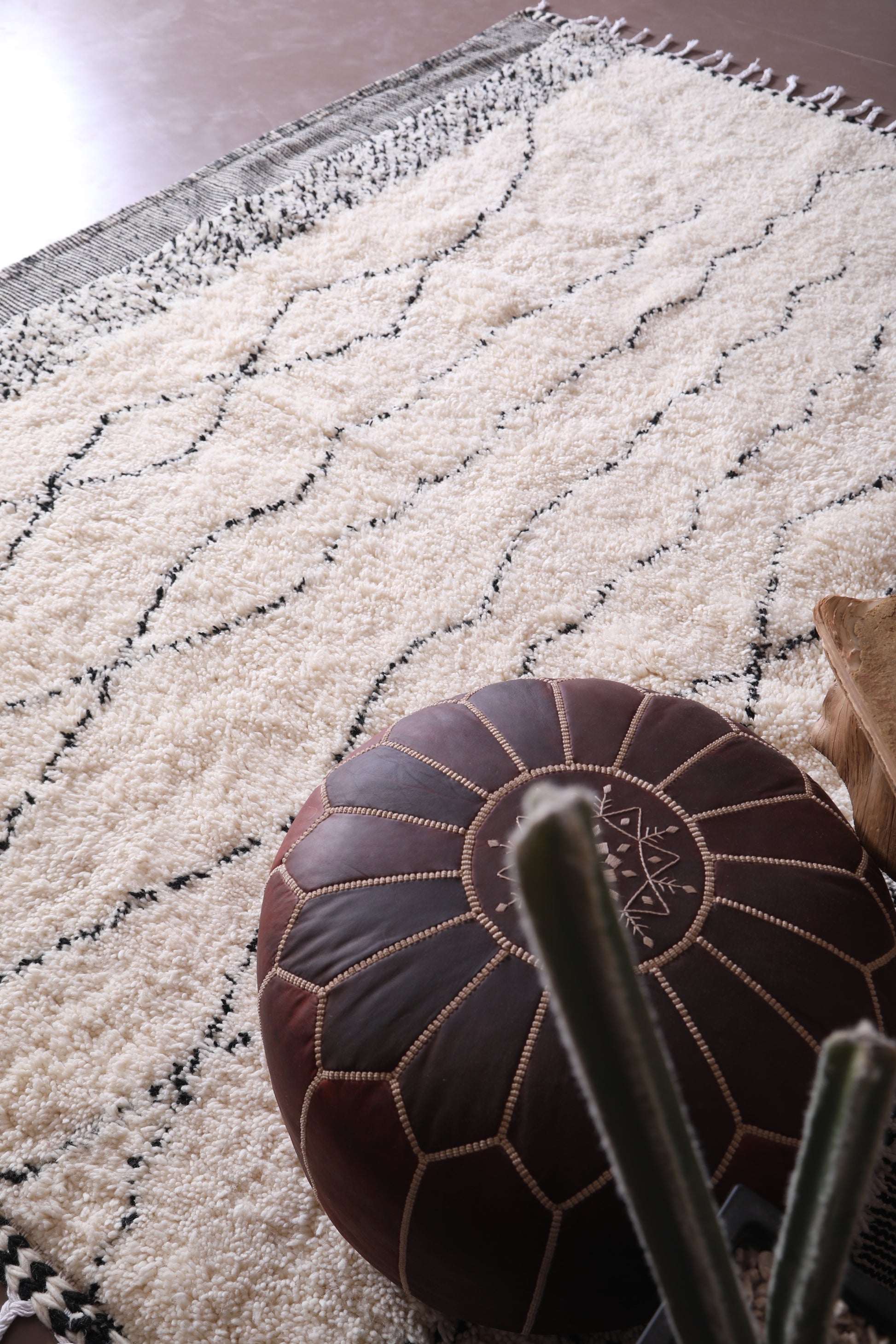 Handmade Moroccan rug - Custom Living room rug