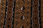 Vintage handwoven african fabric 5 FT X 6.9 FT