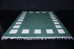 Moroccan Green rug - Checkered Green rug