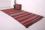 Moroccan rug kilim 5.4 X 10.7 Feet