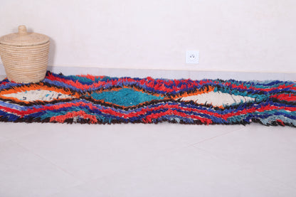 Colorful Runner Moroccan Rug 2.5 X 6 Feet