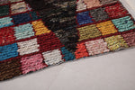 Runner Boucherouite rug 3.4 X 7.1 Feet