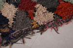 moroccan boucherouite runner rug 3 X 6.6 Feet