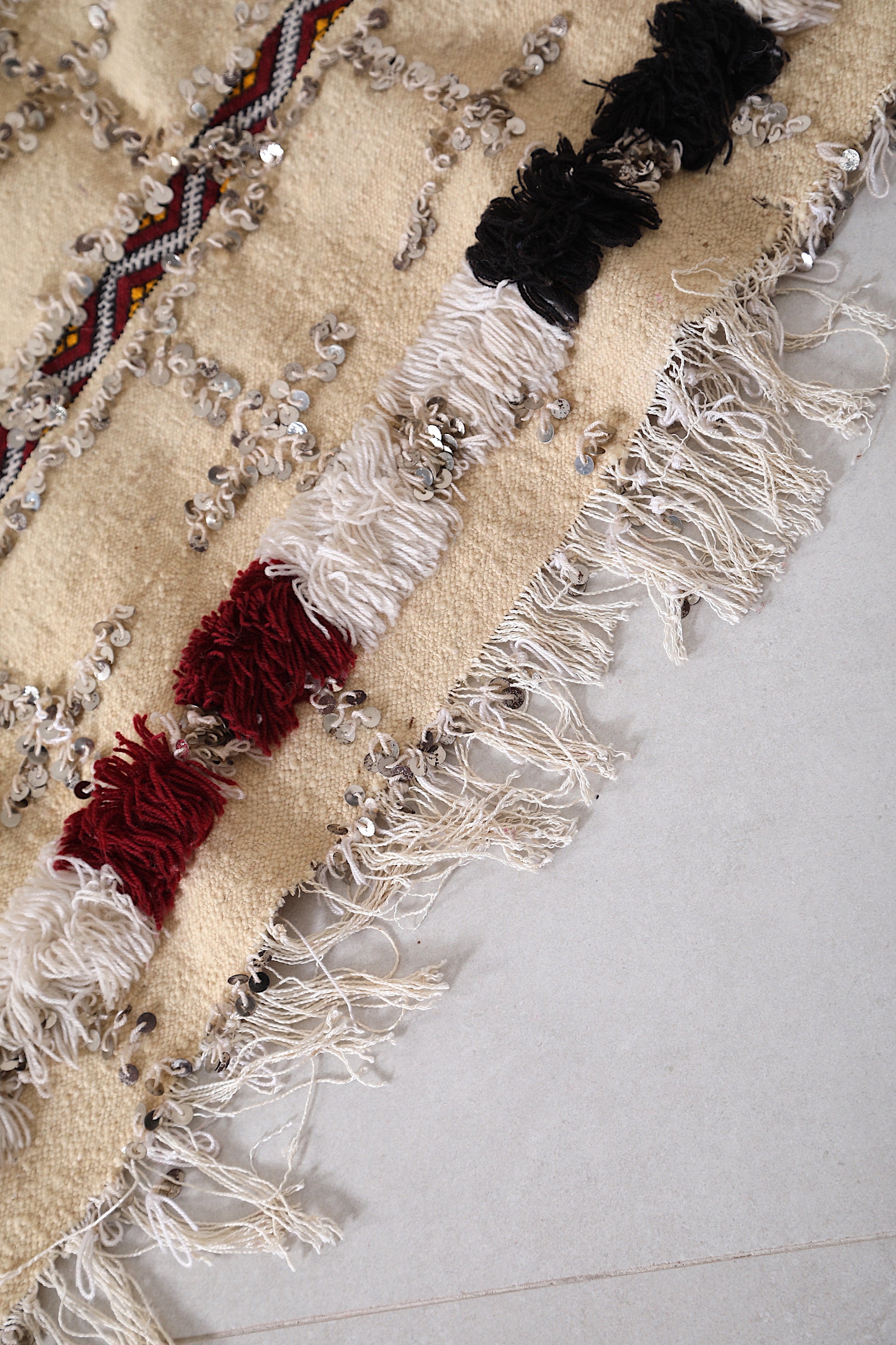 Sequins Wedding berber blanket 4.2ft x 6.4ft