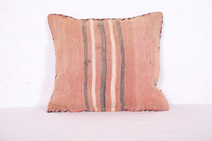 Vintage Moroccan pillow 16.9 INCHES X 18.8 INCHES