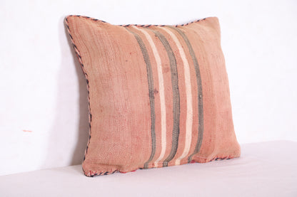 Vintage Moroccan pillow 16.9 INCHES X 18.8 INCHES