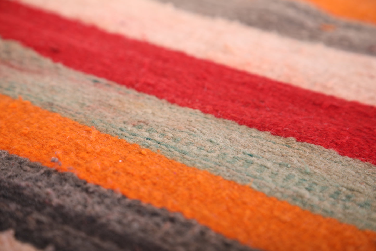 Large striped rug 5.9 X 11.4 Feet